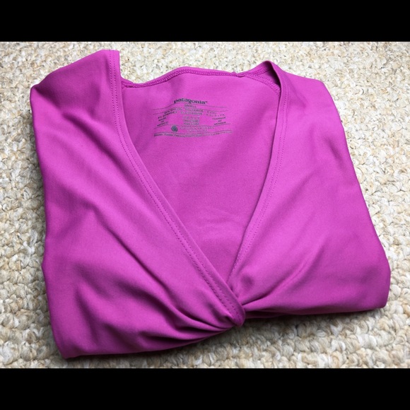 XS Patagonia Bandha Twist Knot Dress Purple EUC 🌟 - Picture 2 of 8